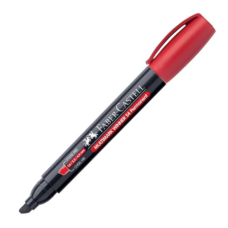 MARKER PERMANENT ROSU VARF TESIT MULTIMARK WINNER 54 2024 FABER CASTELL MARKER PERMANENT ROSU VARF TESIT MULTIMARK WINNER 54 2024 FABER CASTELL